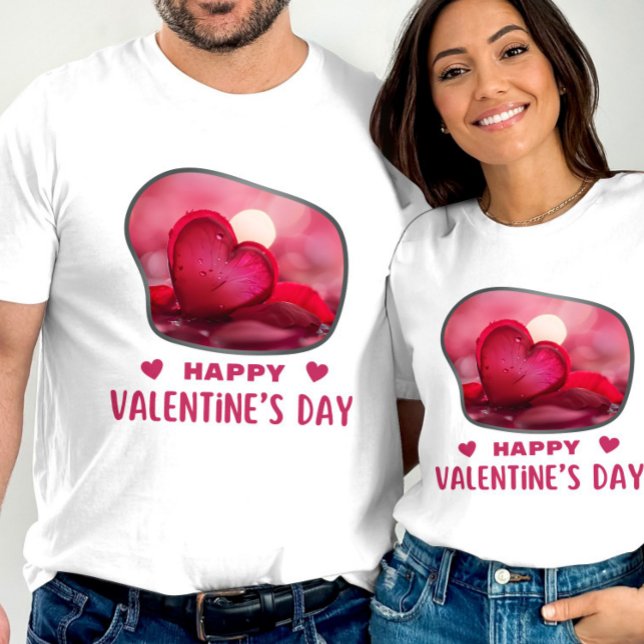 Happy Velentine's Day - Romantic Bliss T-Shirt (Creator Uploaded)