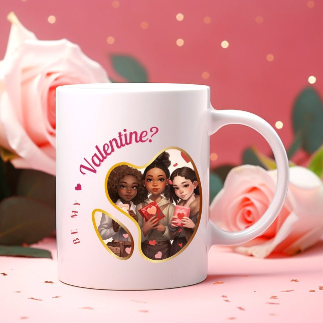Happy Velentine's Day - Valentine's Joy Two-Tone Coffee Mug (Creator Uploaded)