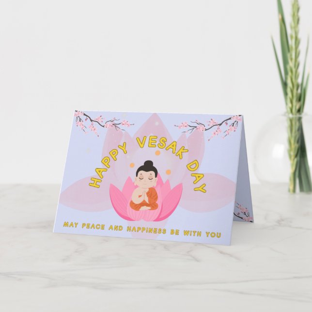 Happy Vesak Day Card (Front)