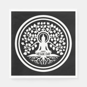 Happy Vesak Day Napkin