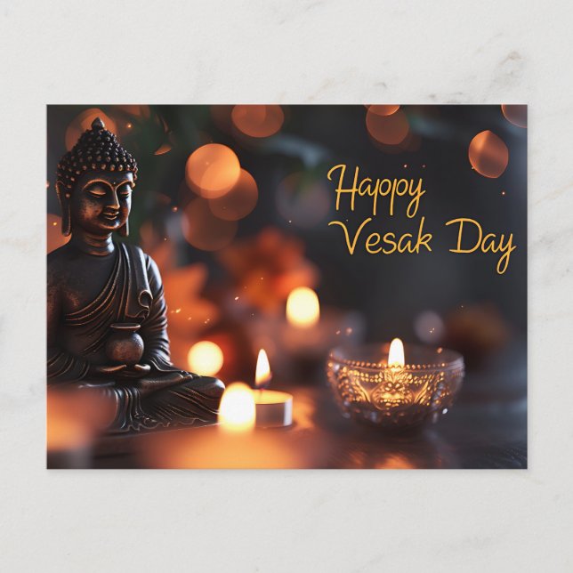 Happy Vesak Day Postcard (Front)