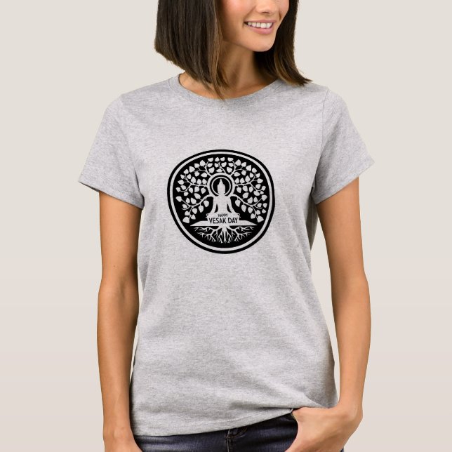 Happy Vesak Day T-Shirt (Front)