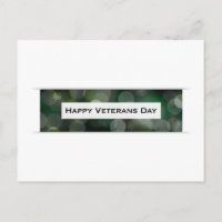 Happy Veterans Day (bokeh)