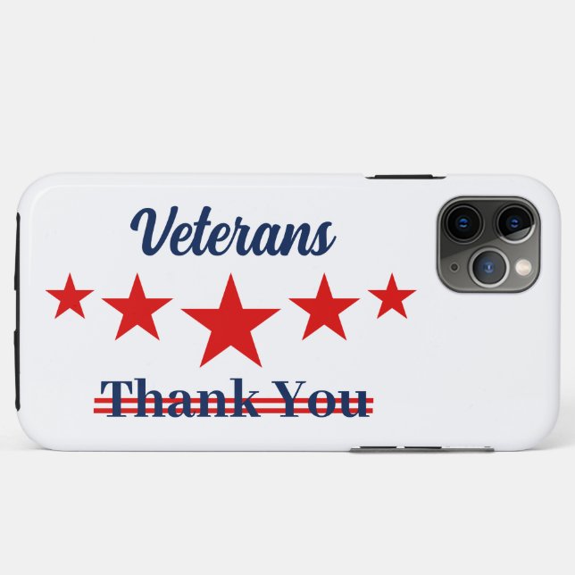 Happy Veterans Day  Case-Mate iPhone Case (Back (Horizontal))