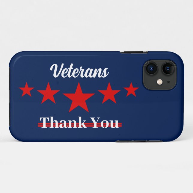 Happy Veterans Day  Case-Mate iPhone Case (Back (Horizontal))