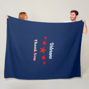 Happy Veterans Day  Fleece Blanket