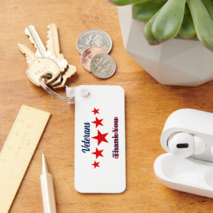 Happy Veterans Day Key Ring