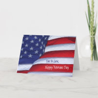 Happy Veterans Day Son in Law military card
