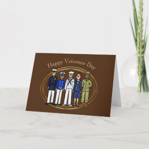 Happy Veterans Day Thank You Card