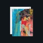 Happy Vintage Couple Date Night and Drinks Postcard<br><div class="desc">A collage made and photographed by Angelandspot in the year 2026 with vintage images from a magazine from the 1980s era of a woman and man happy on a date night and part of an as for a drink with tomatoes</div>