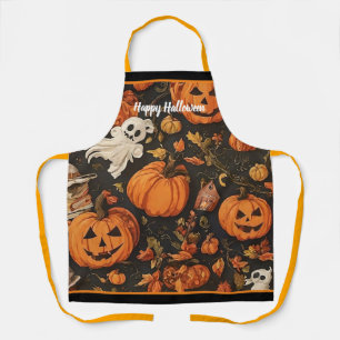 Happy Vintage Halloween Collection Apron