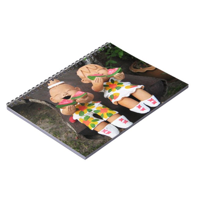 Happy Watermelon Friends Notebook (Left Side)