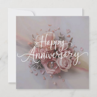 Happy Wedding Anniversary Cards Elegant