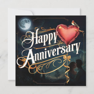 Happy Wedding Anniversary Cards Elegant