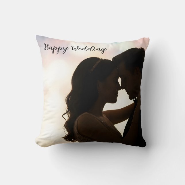 happy wedding cushion (Front)