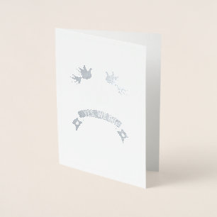 Happy Wedding Day Yes We Do Foil Card