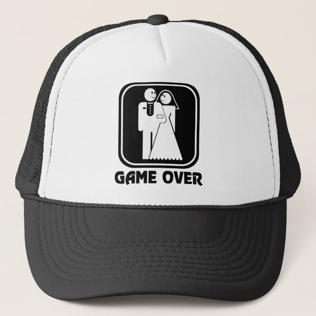 Happy Wedding Game Over Hat (Front)