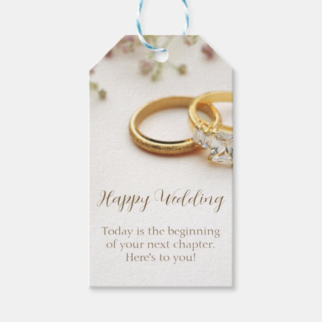 Happy Wedding Gift Tags (Front)