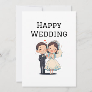 Happy Wedding Greeting Card
