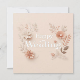 Happy Wedding Greeting Cards
