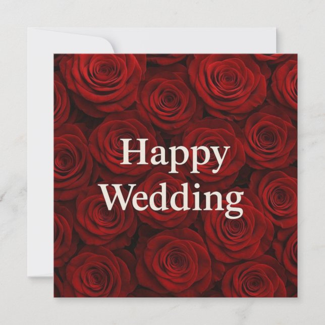 Happy Wedding Greeting Cards  (Front)