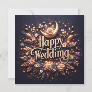 Happy Wedding Greeting Cards 