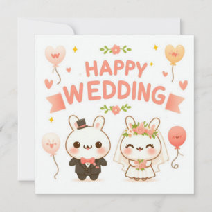 Happy Wedding Greeting Cards