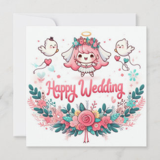 Happy Wedding Greeting Cards