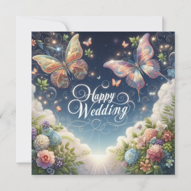 Happy Wedding Greeting Cards  (Front)