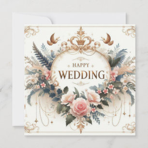Happy Wedding Greeting Cards