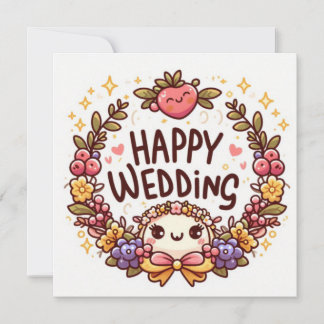 Happy Wedding Greeting Cards