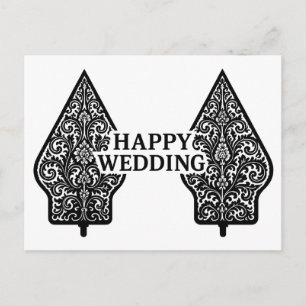 Happy Wedding Postcards