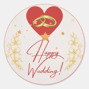 Happy wedding Sticker