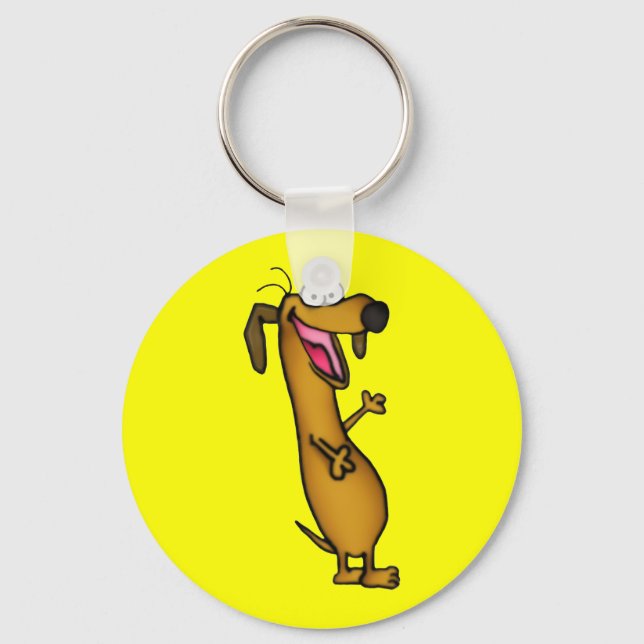 Happy Weenie Keychain (Front)