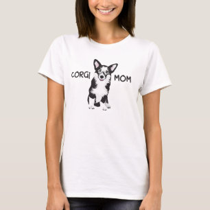 Happy Welsh Corgi Pembroke - CORGI Mum T-Shirt