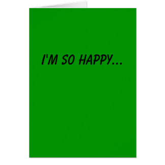 Happy We're Through Card