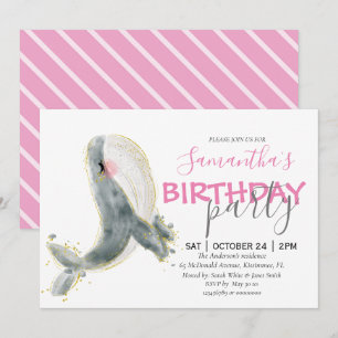 Happy Whale BIRTHDAY Announcement