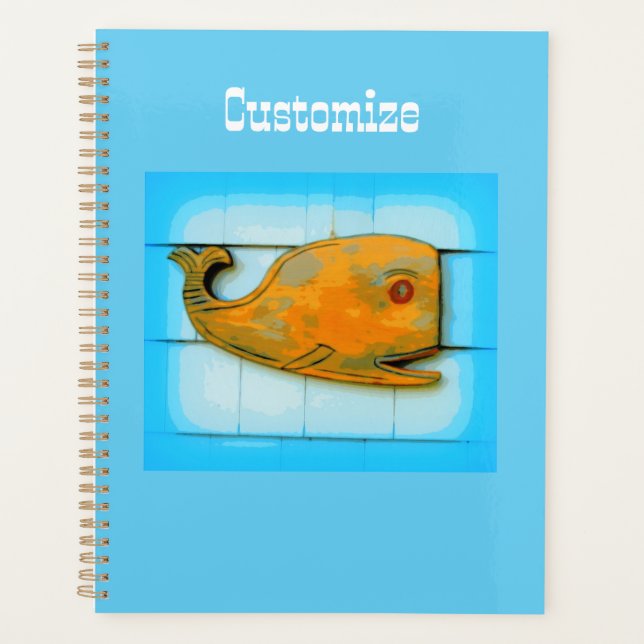 Happy whale blue Thunder_Cove Planner (Front)