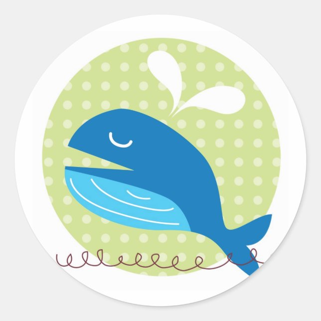 Happy Whale Stickers (Front)