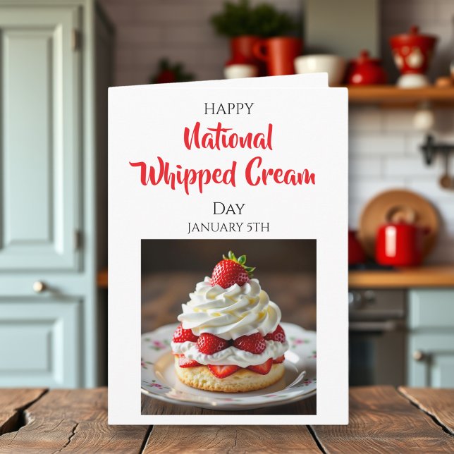 Happy Whipped Cream Day | January 5th Card (Creator Uploaded)