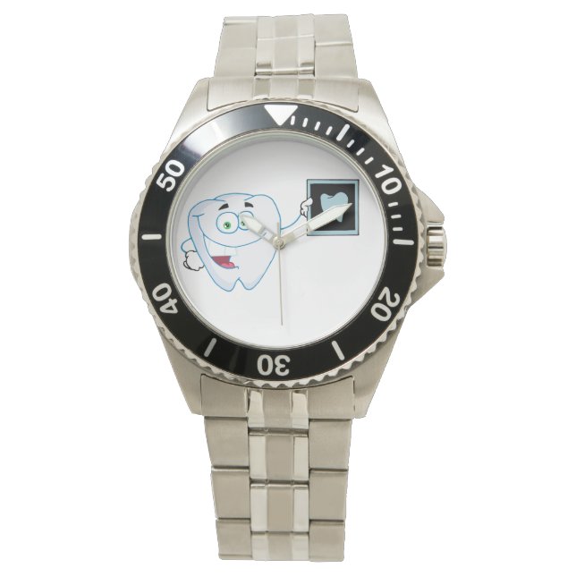 Happy White Tooth Watch (Front)