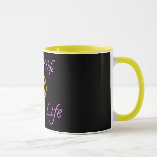 Happy Wife Happy Life Face Mug (Right)