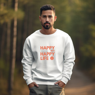 Happy Wife, Happy Life – Funny Marriage Quote T-Shirt