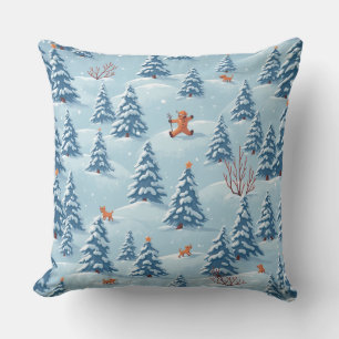 happy winter cushion