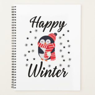 Happy Winter, Cute Penguin Planner