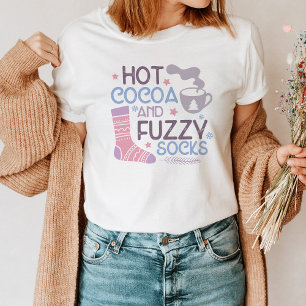 Happy Winter Hot Cocoa And Fuzzy Socks T-Shirt