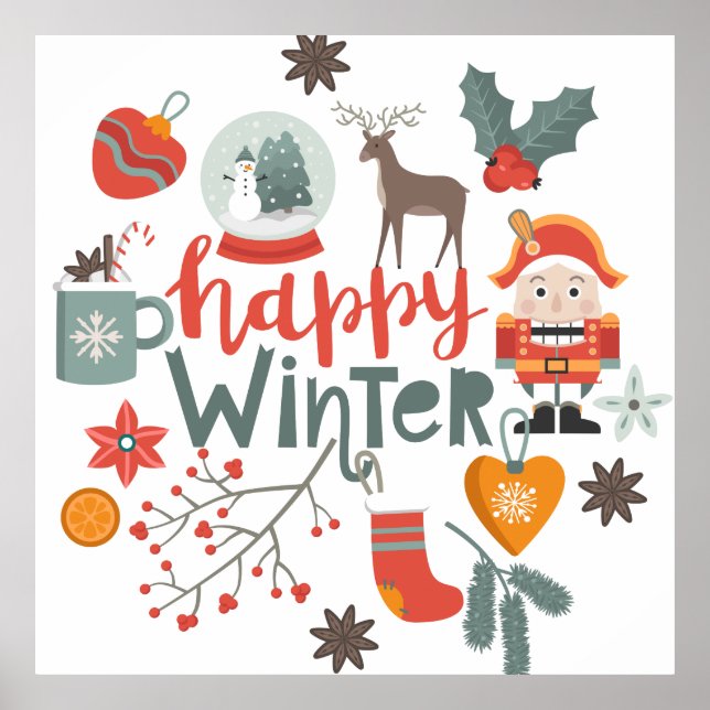 Happy Winter Poster (Front)