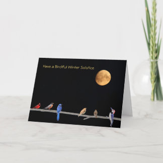 Happy Winter Solstice holiday Card