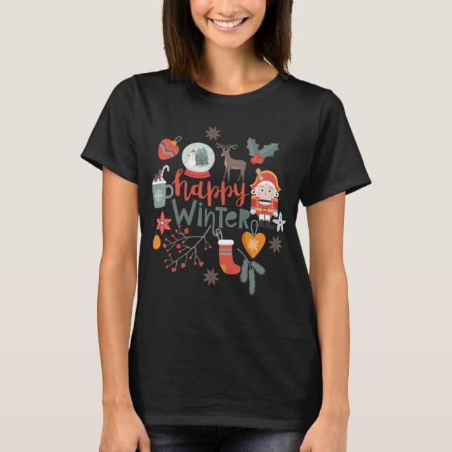 Happy Winter T-Shirt (Front)