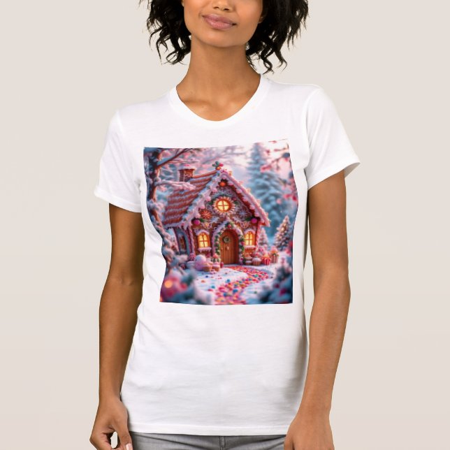 Happy winter with Christmas  T-Shirt (Front)